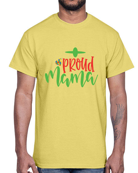 proud mama Style 38#- autism- Cotton Tee