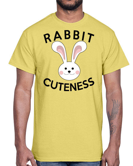 rabbit cuteness- rabbit- Cotton Tee