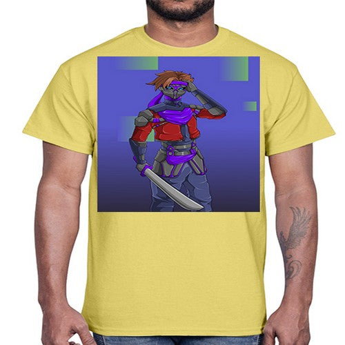 robber bring knife156#- anime- Cotton Tee