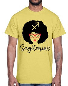 sagitarius 396#- sagittarius- Cotton Tee