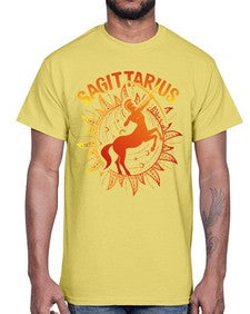 sagittarius 136#- sagittarius- Cotton Tee