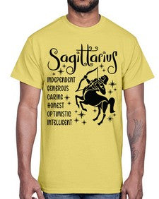 sagittarius 397#- sagittarius- Cotton Tee