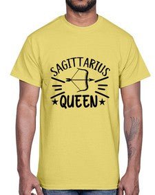 sagittarius queen 411#- sagittarius- Cotton Tee