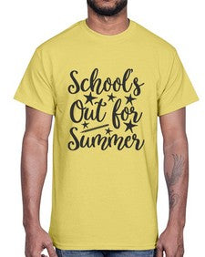 schools out for summer 803#- general school- Cotton Tee