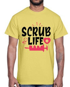 scrub life Style 1381#- nurse- Cotton Tee