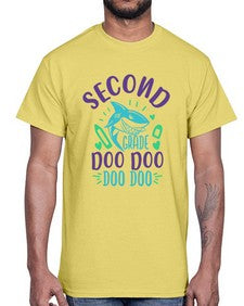 second grade doo doo 813#- second grade- Cotton Tee