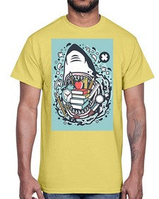 shark school 871#- general school- Cotton Tee
