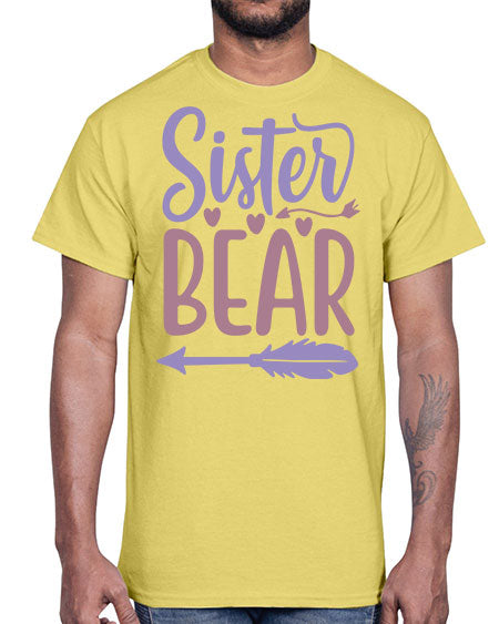 sister bear 253#- bears - animals- Cotton Tee