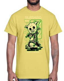 slashing party sutnk 1074#- art pop art- Cotton Tee
