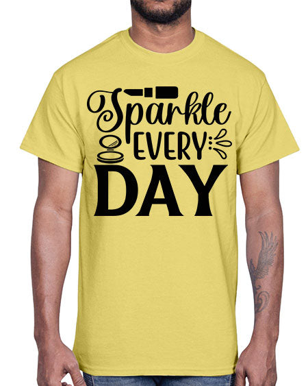 sparkle every day 18#-makeup Cotton Tee