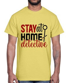 stay at home detective 1112#- true crime- Cotton Tee