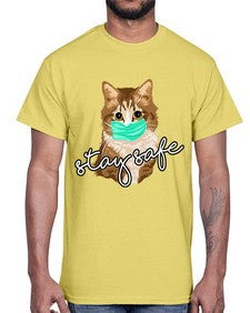 stay safe 1114#- art pop art- Cotton Tee