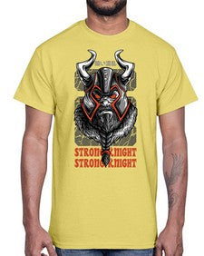 strongknighttshirtdesign 1137#- art pop art- Cotton Tee