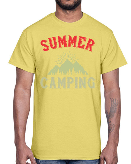 summer camping  82#- summer- Cotton Tee