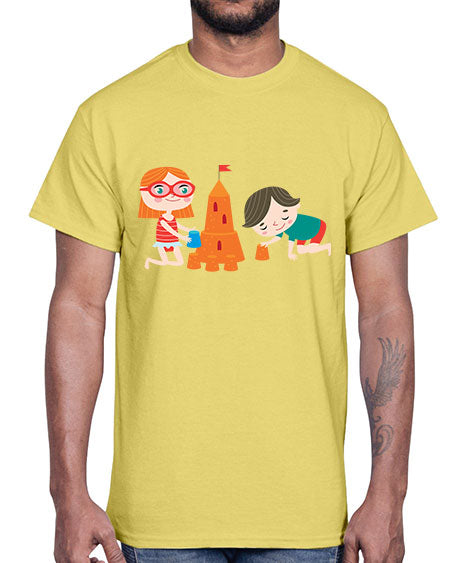 summer characters 66#- summer- Cotton Tee