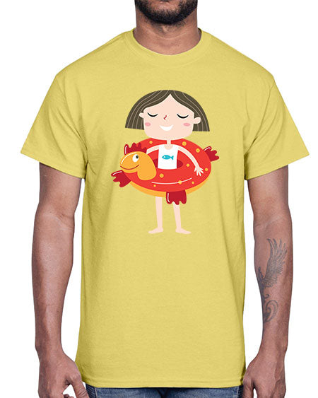 summer characters 67#- summer- Cotton Tee