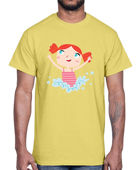 summer characters 73#- summer- Cotton Tee