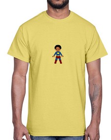 super kid 3#- black boys or men- Cotton Tee