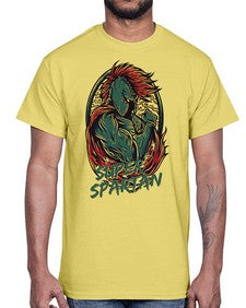 super spartan 1140#- art pop art- Cotton Tee
