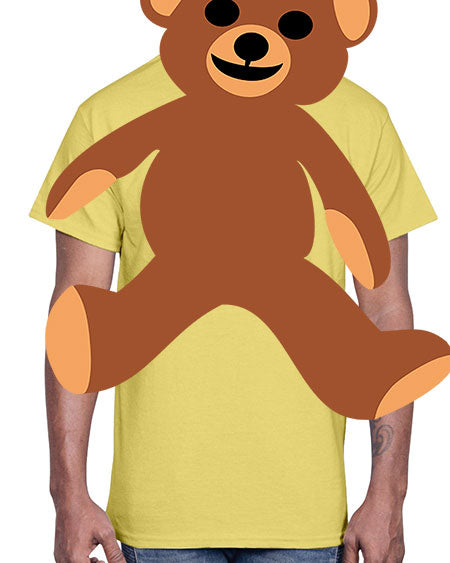 teddy bear 263#- bears - animals- Cotton Tee