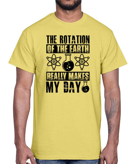 the rotation of the earth really makes my day 11#- nature- Cotton Tee