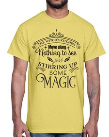 the witch s kitchen 19#- witch- Cotton Tee