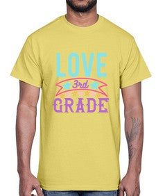 third Grade Love 968#- third grade- Cotton Tee