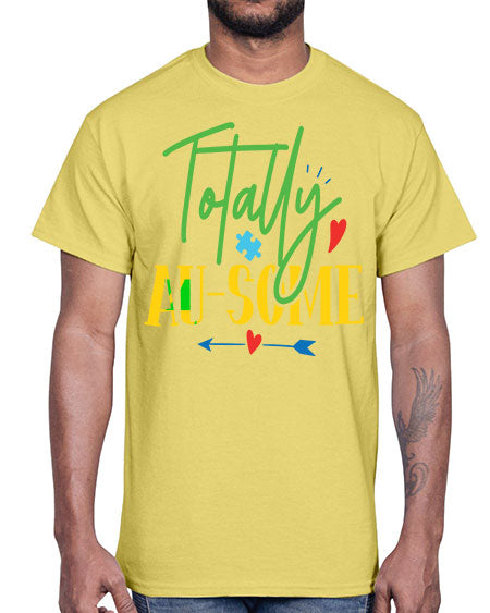 totally ausome Style 1#- autism- Cotton Tee