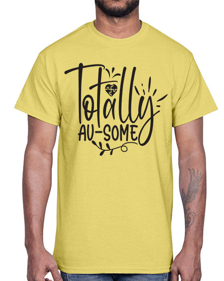 totally ausome Style 2#- autism- Cotton Tee
