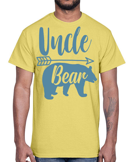 uncle bear 285#- bears - animals- Cotton Tee