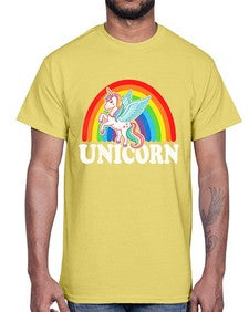 unicorn 439#- unicorn- Cotton Tee