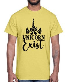 unicorn exist 456#- unicorn- Cotton Tee