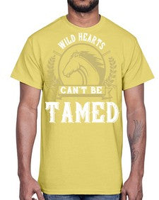 wild hearts can’t be tamed Style 11#- horse- Cotton Tee
