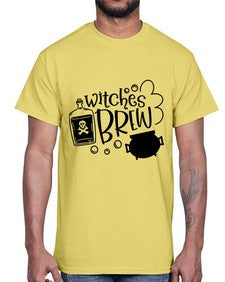 witches brew 8#- witch- Cotton Tee
