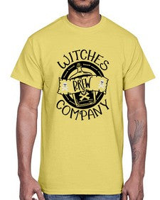 witches brew company 7#- witch- Cotton Tee