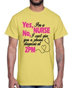 yes im a nurse 1672#- nurse- Cotton Tee