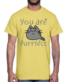 you are purrfect- cats- Cotton Tee