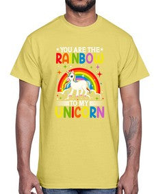 you are the rainbow to my unicorn 562#- unicorn- Cotton Tee