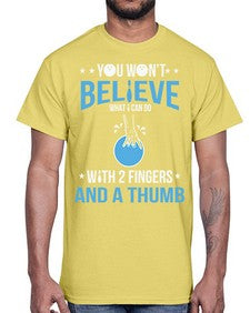 you wont belive what i 993#- bowling- Cotton Tee