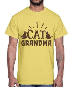 Cat Grandma Style 4#- cats- Cotton Tee
