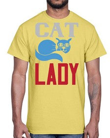 cat lady Style 31#- cats- Cotton Tee