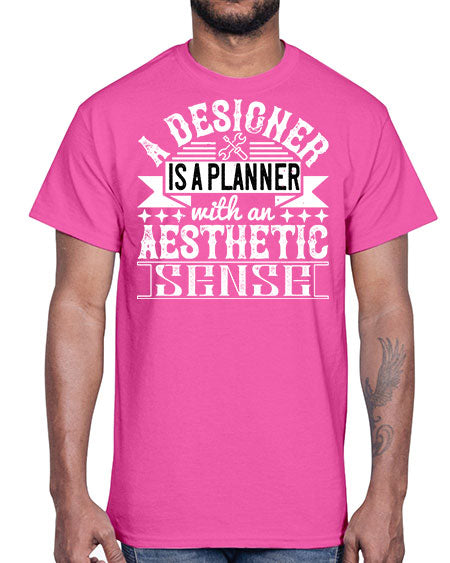 A designer is a planner with an aesthetic sense Style 9#- architect- Cotton Tee
