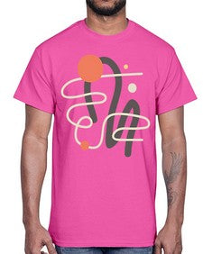 Abstract Shape 198#- art pop art- Cotton Tee