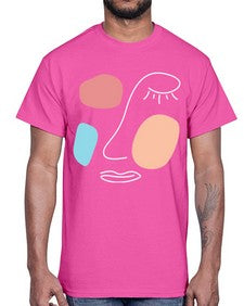 Abstract Shape 201#- art pop art- Cotton Tee