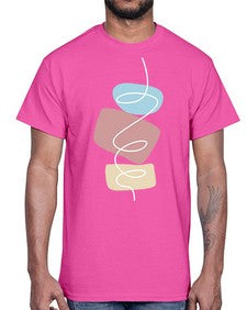 Abstract Shape 208#- art pop art- Cotton Tee