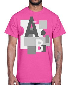 Abstract Shape 215#- art pop art- Cotton Tee