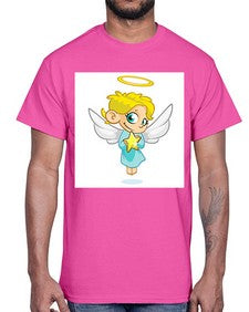 Angel 7#- cartoon general- Cotton Tee