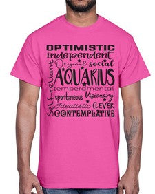 Aquarius 563#- aquarius- Cotton Tee