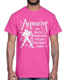 Aquarius 68#- aquarius- Cotton Tee