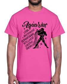 Aquarius 72#- aquarius- Cotton Tee